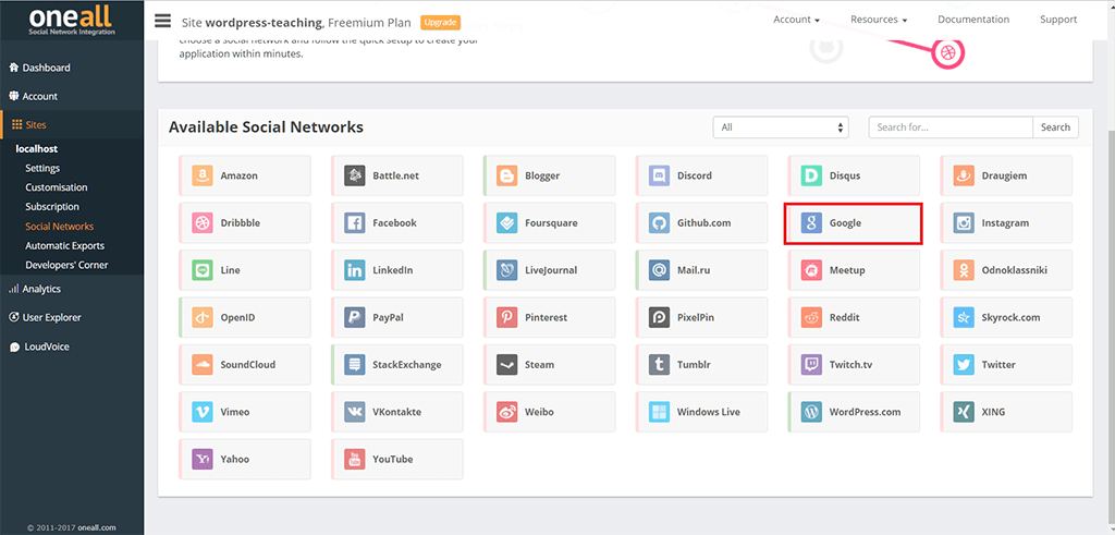 WordPress Social Login 社交網站 帳號登入 / 快速註冊