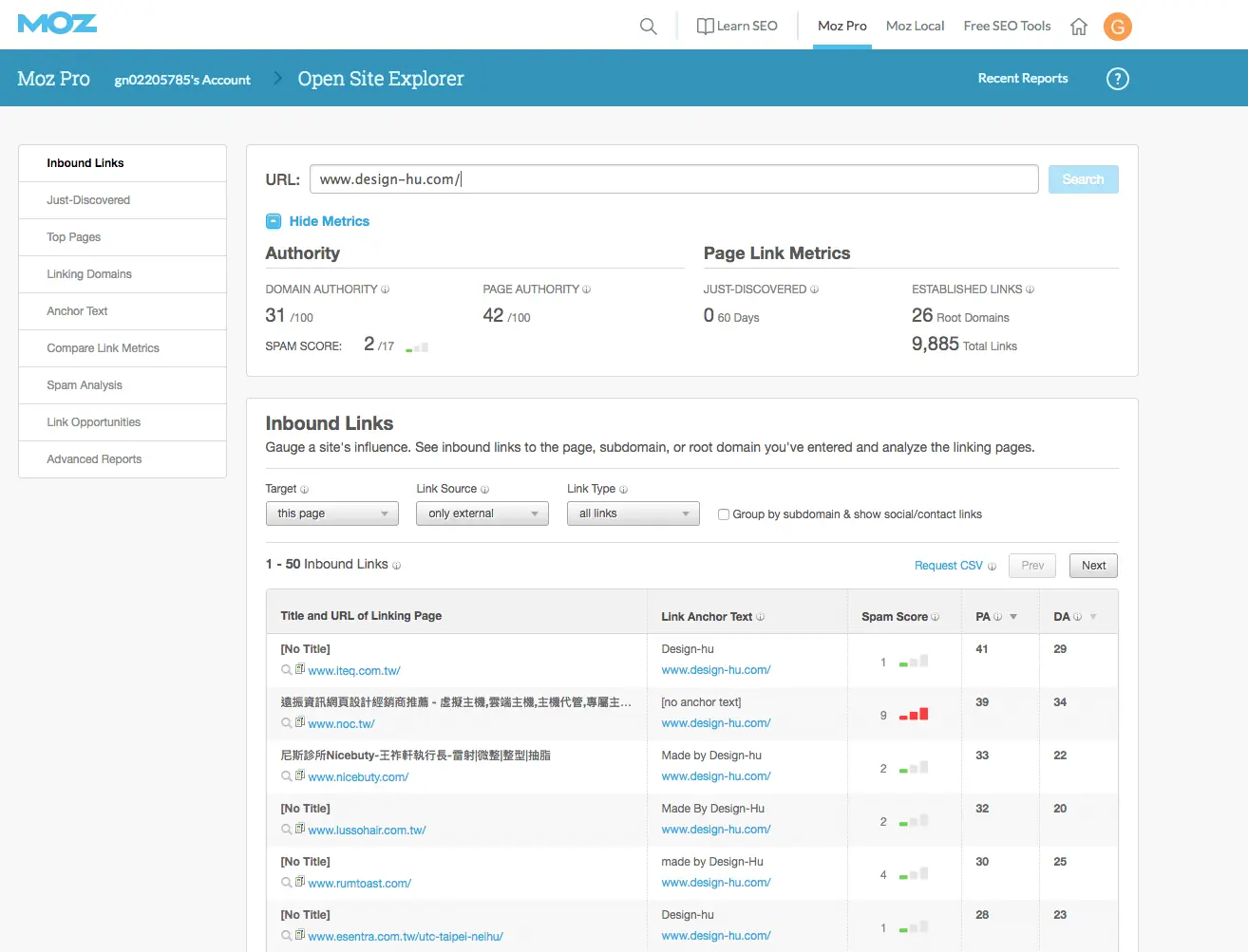 MOZ SEO Toolbar 搜尋引擎排名優化網站分析工具 MOZBAR SEO Toolbar 搜尋引擎排名優化 SEO 工具 - SEO 教學