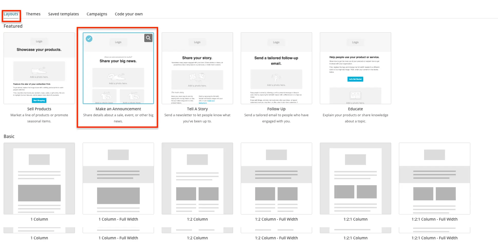 Mailchimp 教學中文版:免費方案限制、訂閱表單嵌入網站到寄出電子報 37 舊版電子報範本選擇
