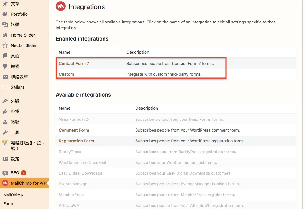 MailChimp WordPress 電子報 製作 MailChimp WordPress 電子報 製作 - WordPress 必學 行銷工具