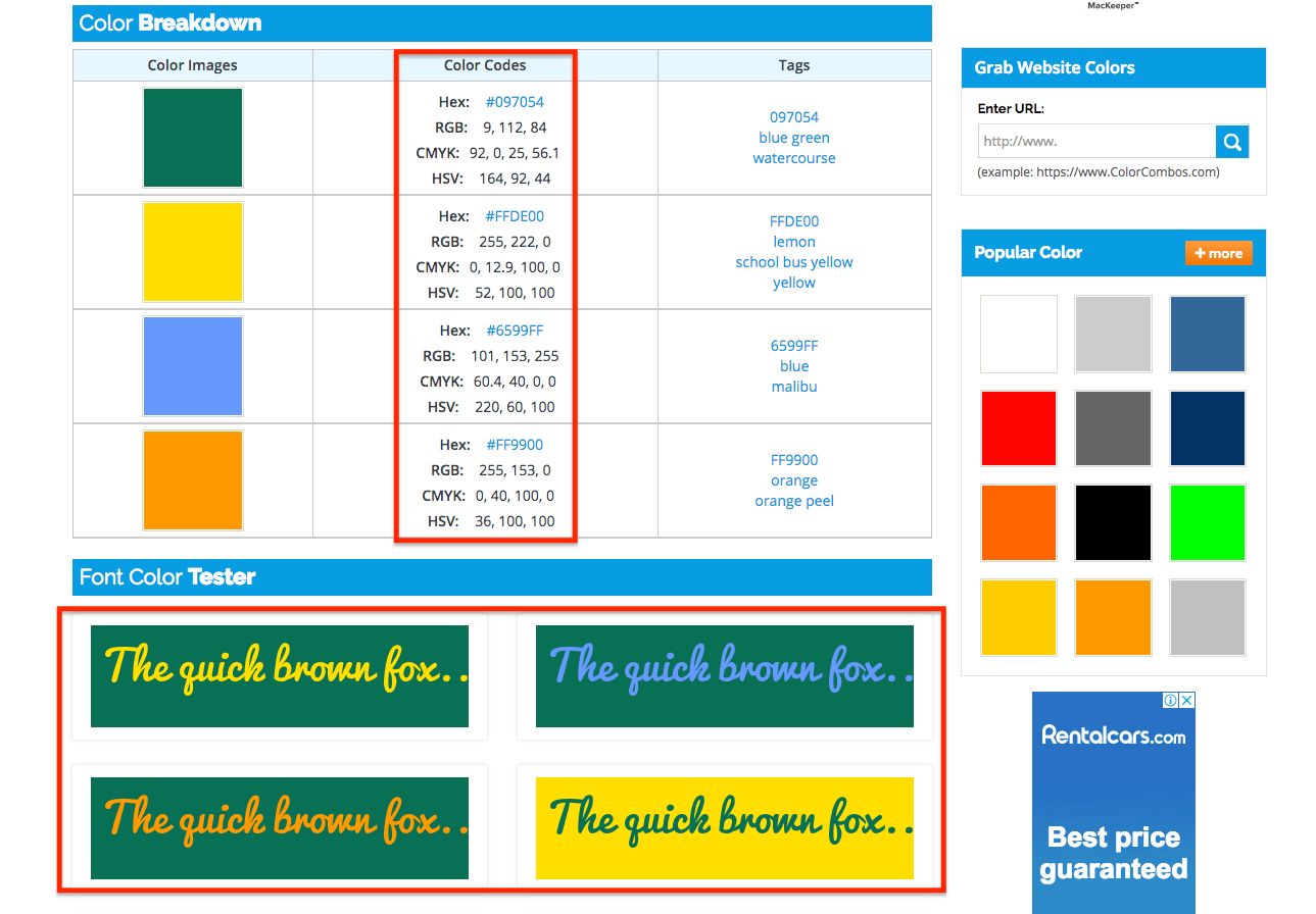 網頁配色 分析教學 - 查詢色彩建議配置一次搞定 網站配色 