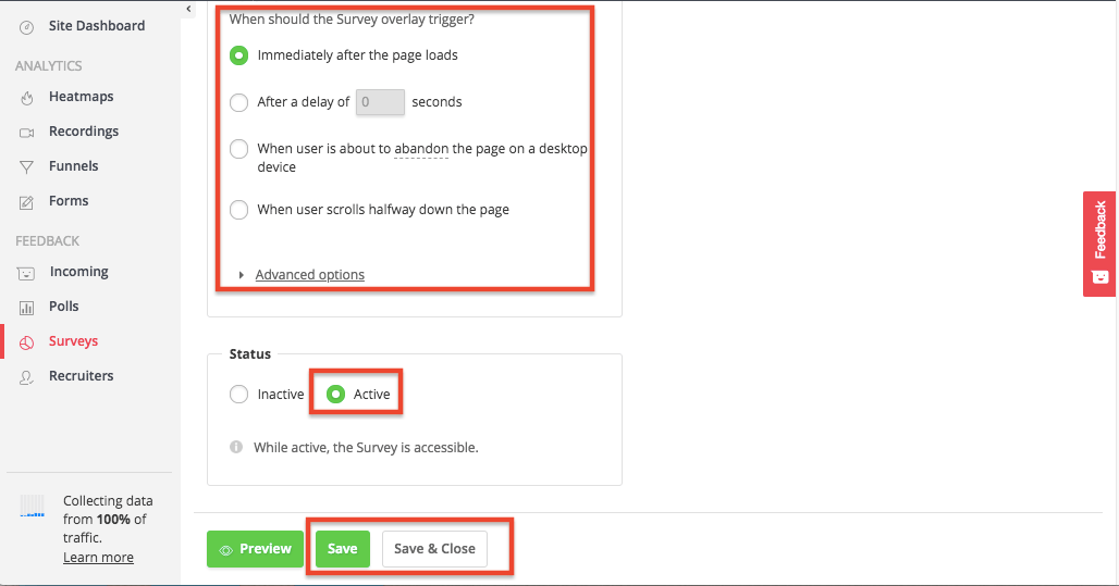 Hotjar-Surveys 線上調查－網站使用回饋填寫表單工具教學