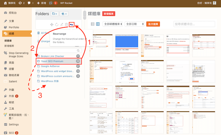 WordPress 圖片 