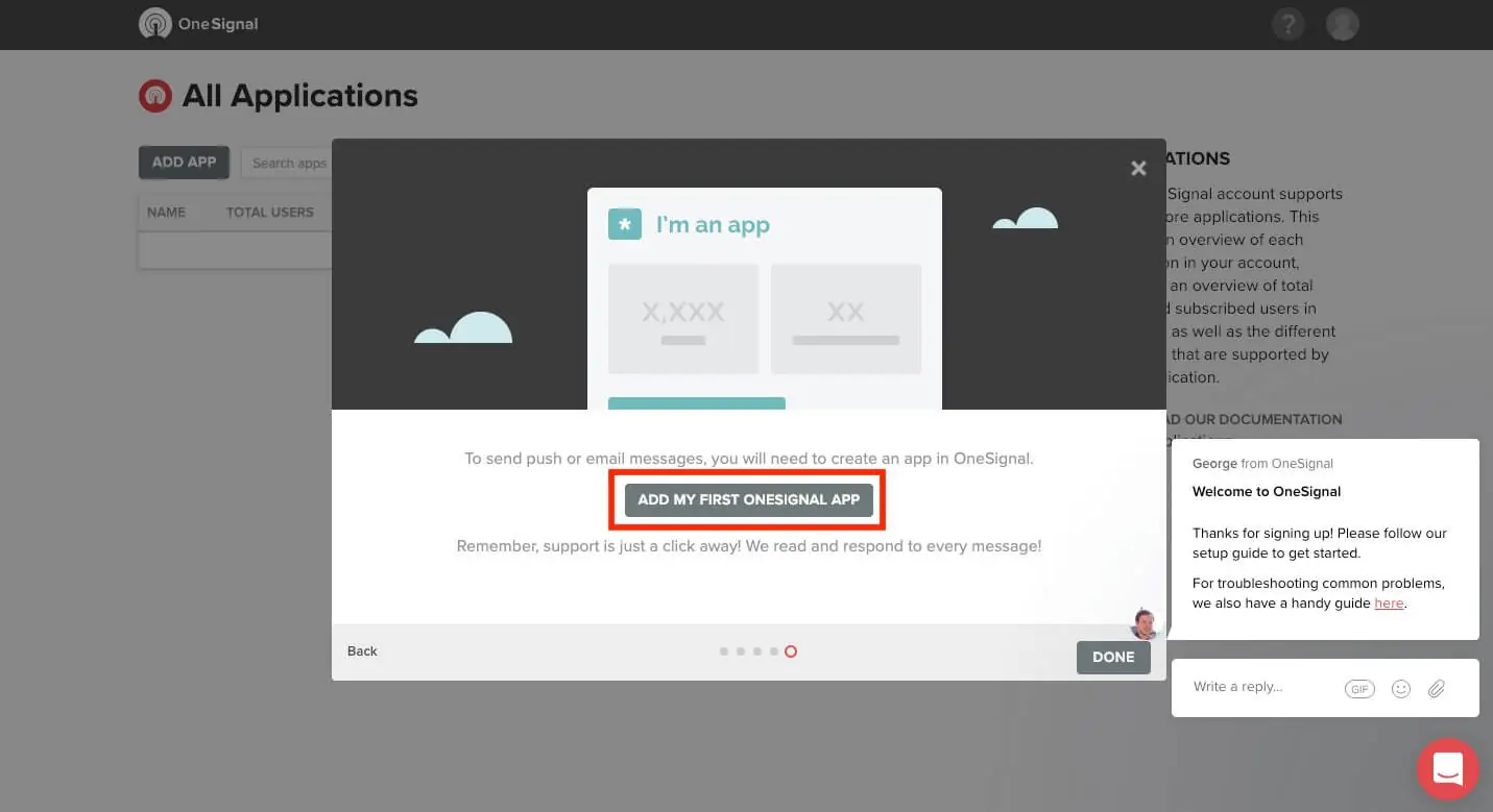 OneSignal 網頁推播通知教學:註冊、取得金鑰與 WordPress 外掛設定 4 OneSignal推播通知