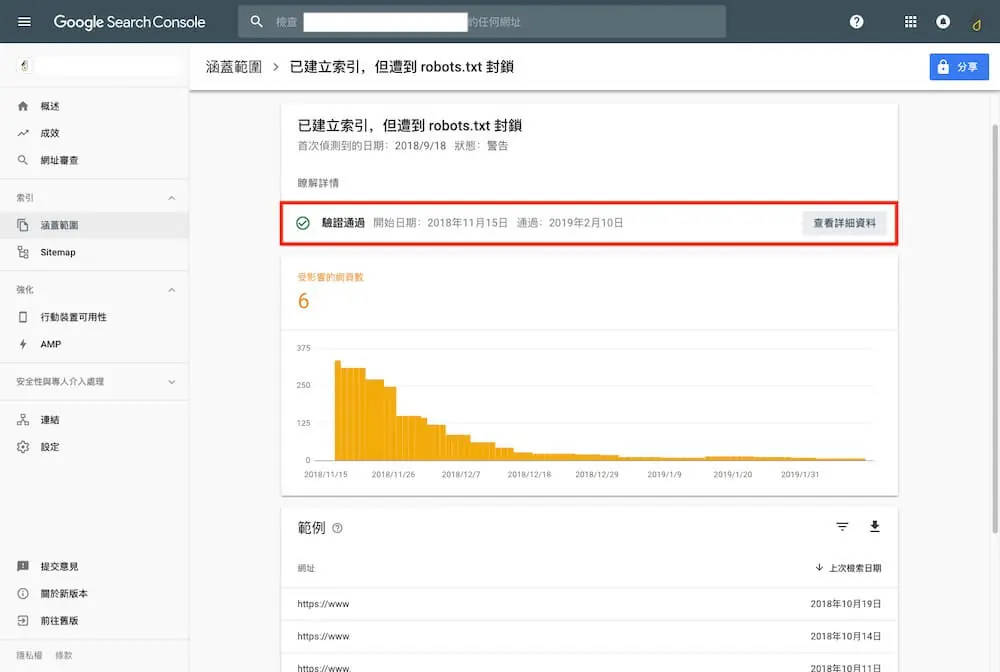 Google Search Console 教學 - 網站檢索錯誤及檢索統計資料 網站檢索錯誤
