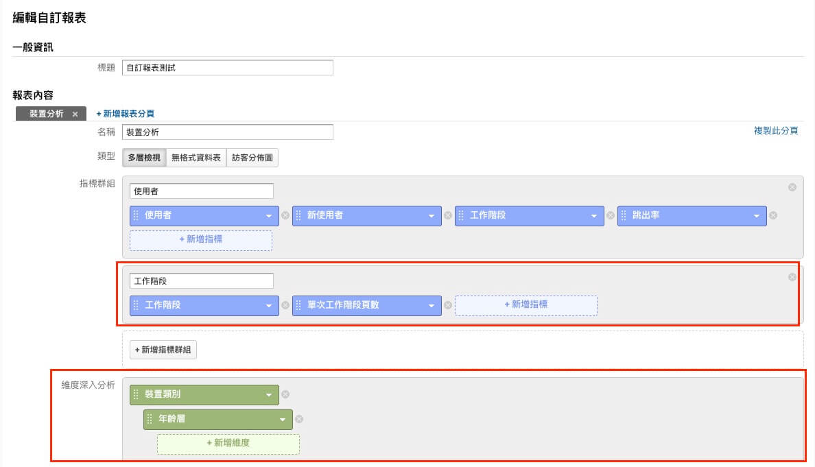 Google Analytics 自訂報表教學 