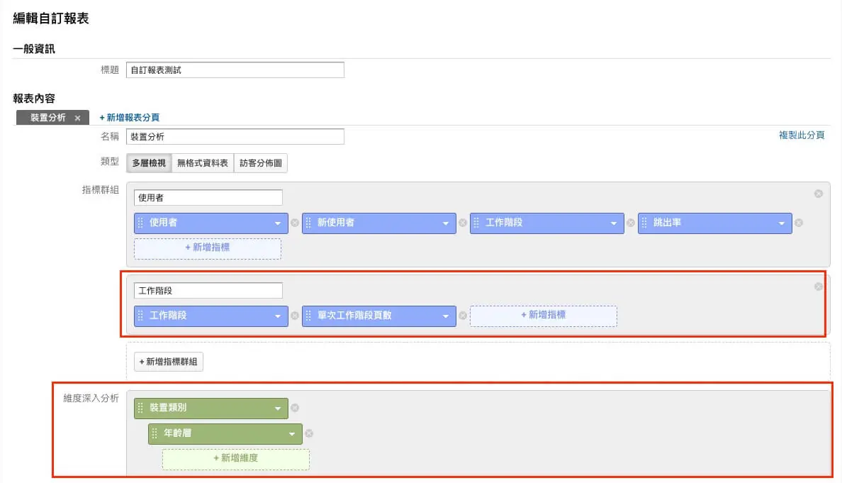 Google Analytics 自訂報表教學 - 客製化報表資訊及定期報表發送 Google Analytics 自訂報表教學