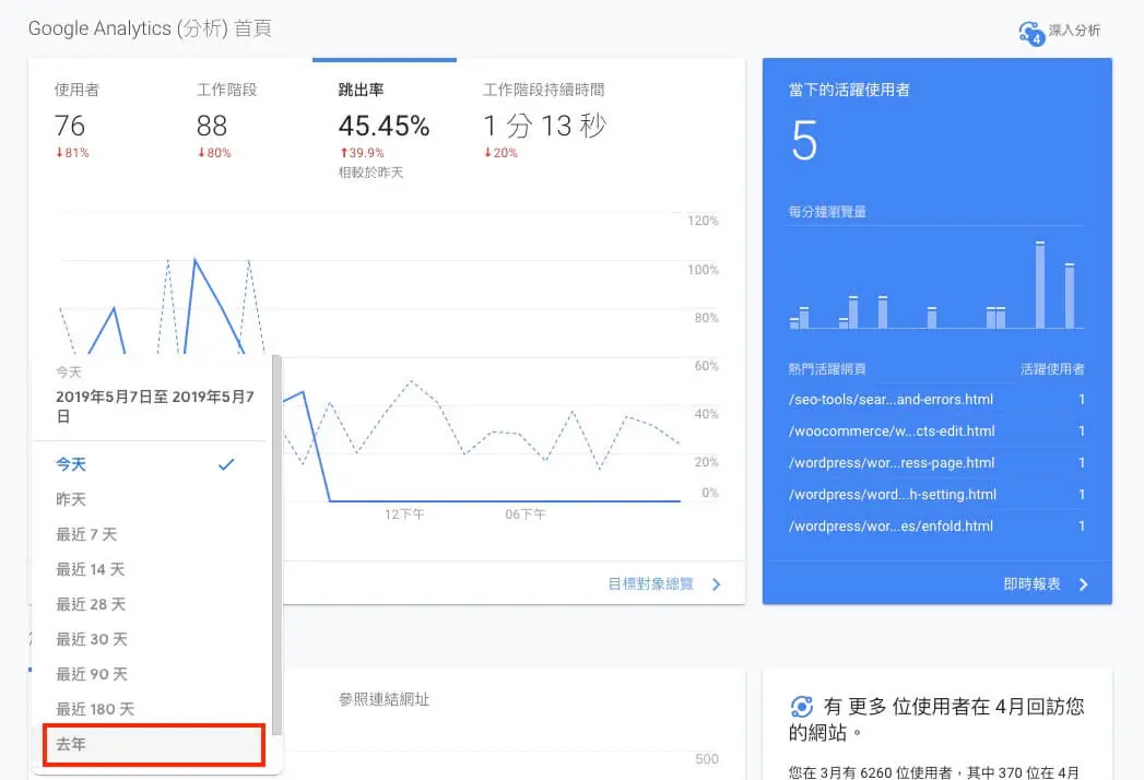 Google Analytics 即時報表分析教學 
