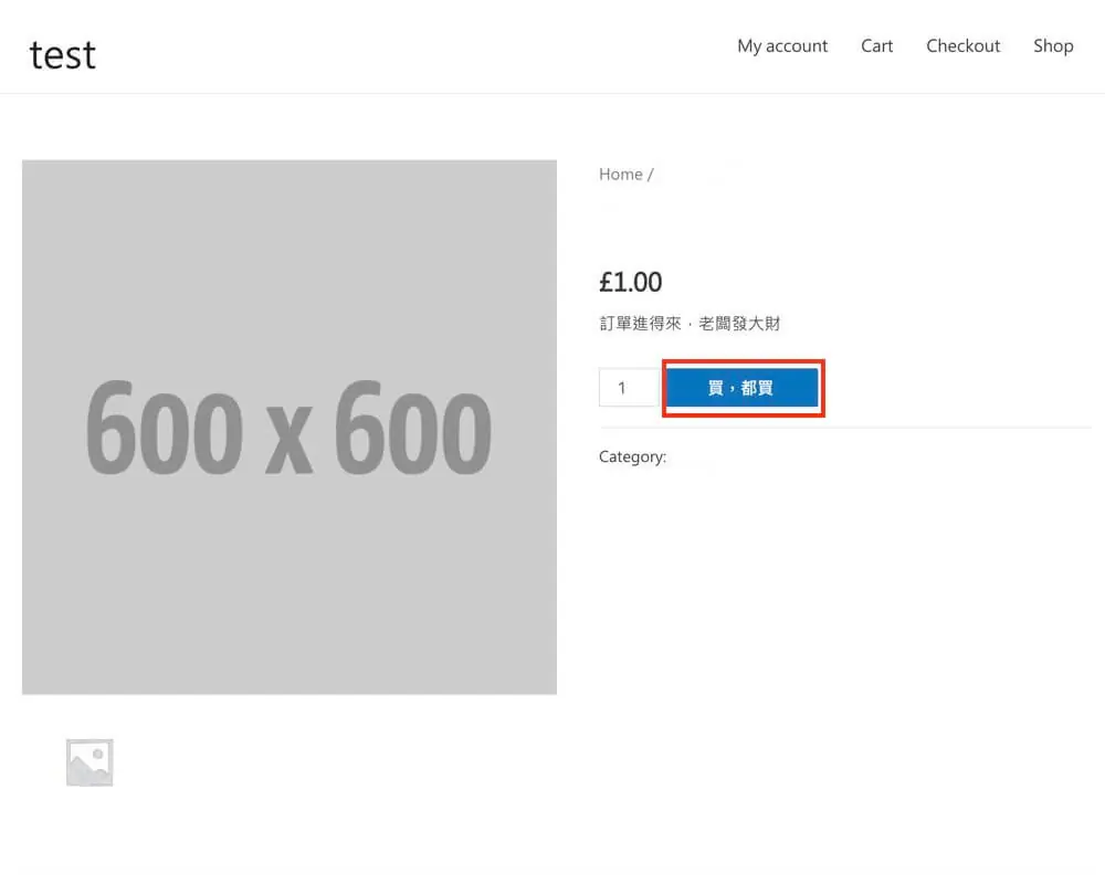 WooCommerce 加入購物車功能 - 使用函數自訂按鈕文字內容 WooCommerce 加入購物車功能