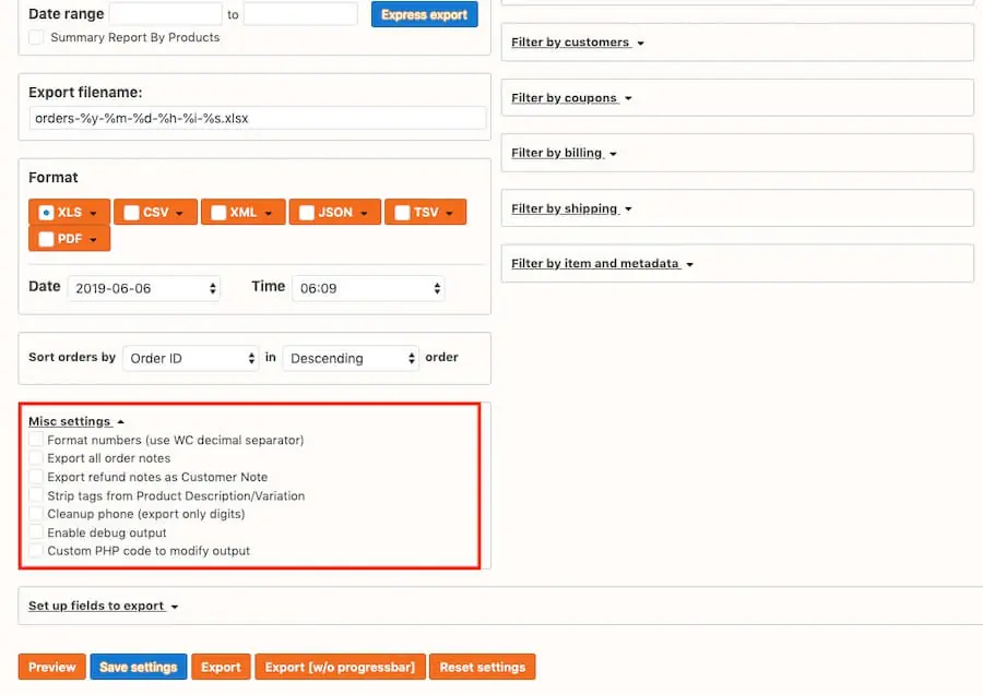 WooCommerce 訂單匯出 外掛教學,自訂區間條件及選擇檔案格式 WooCommerce 訂單匯出