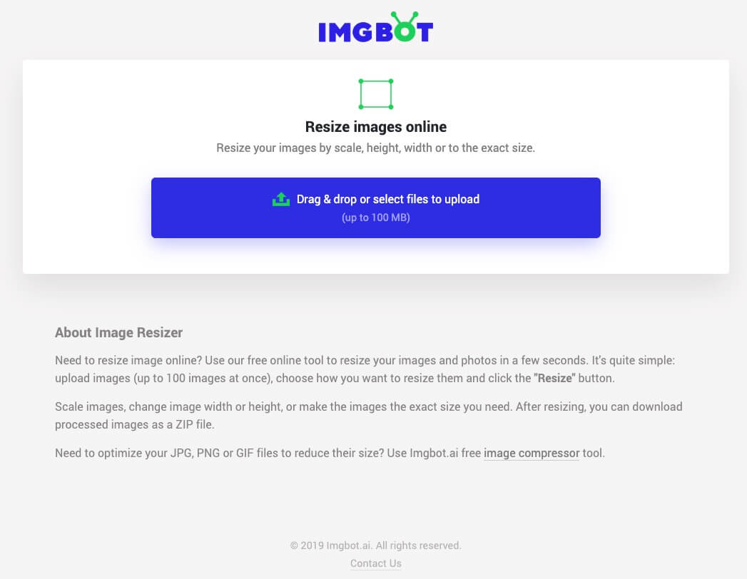 Imgbot 免費圖片工具 