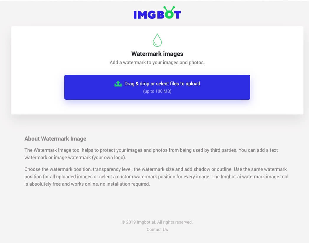 Imgbot 免費圖片工具 