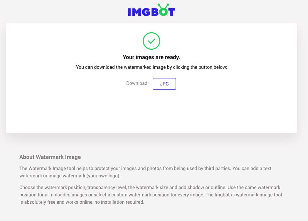 Imgbot 免費圖片工具 