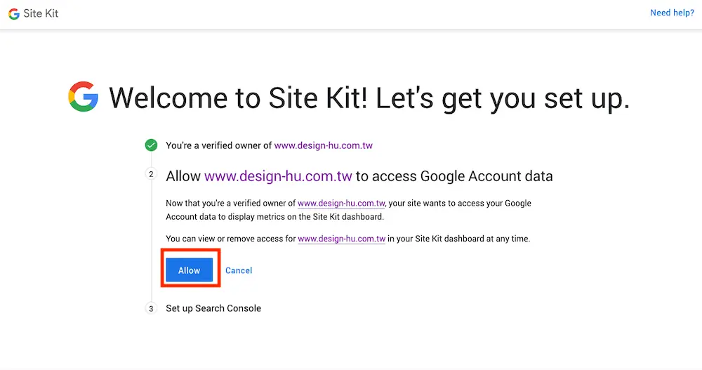 WordPress 後台顯示網站數據外掛教學 Site Kit For WordPress