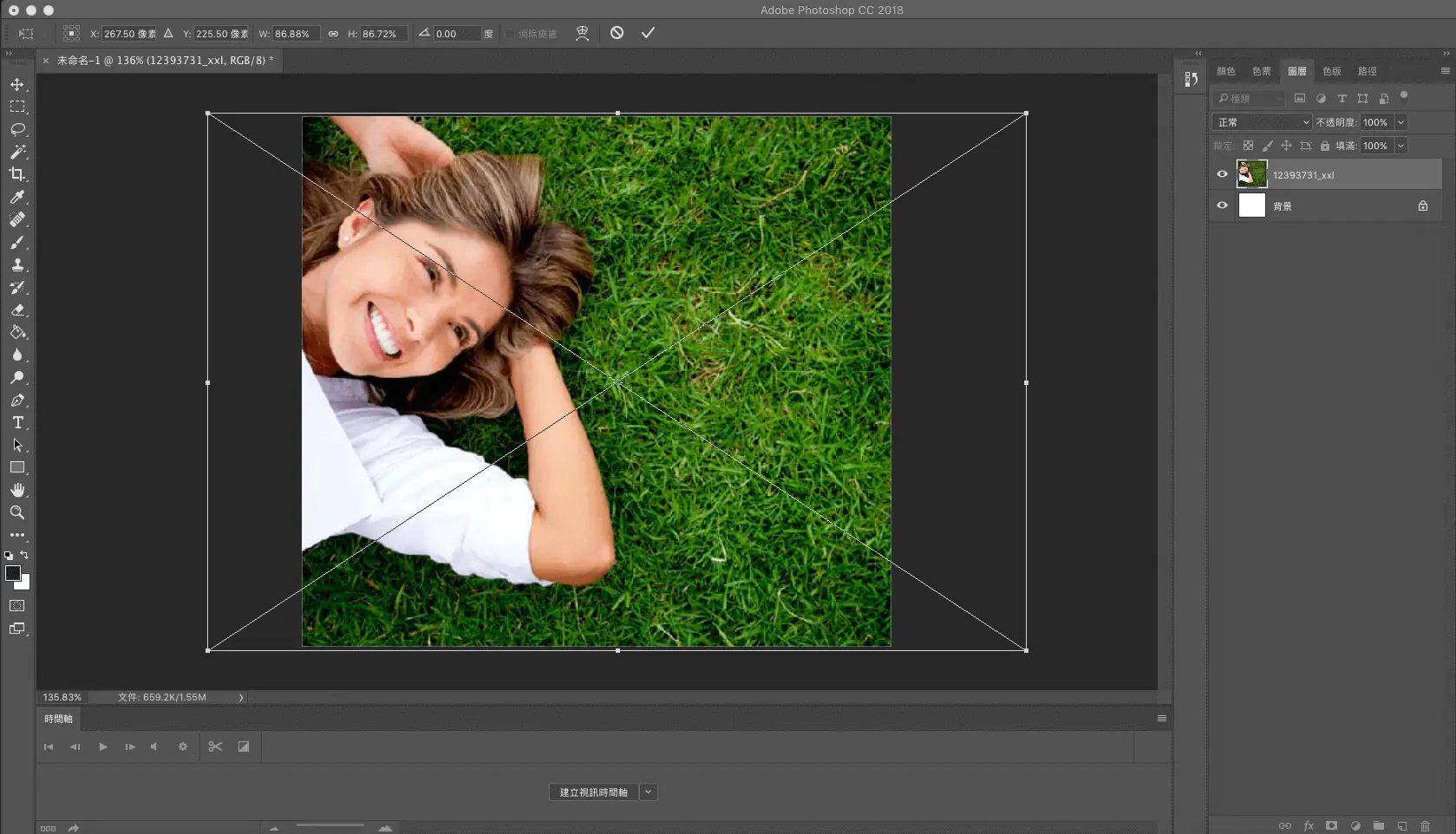 修改圖片比例讓網頁圖片具有整齊統一樣式 Photoshop 版面尺寸