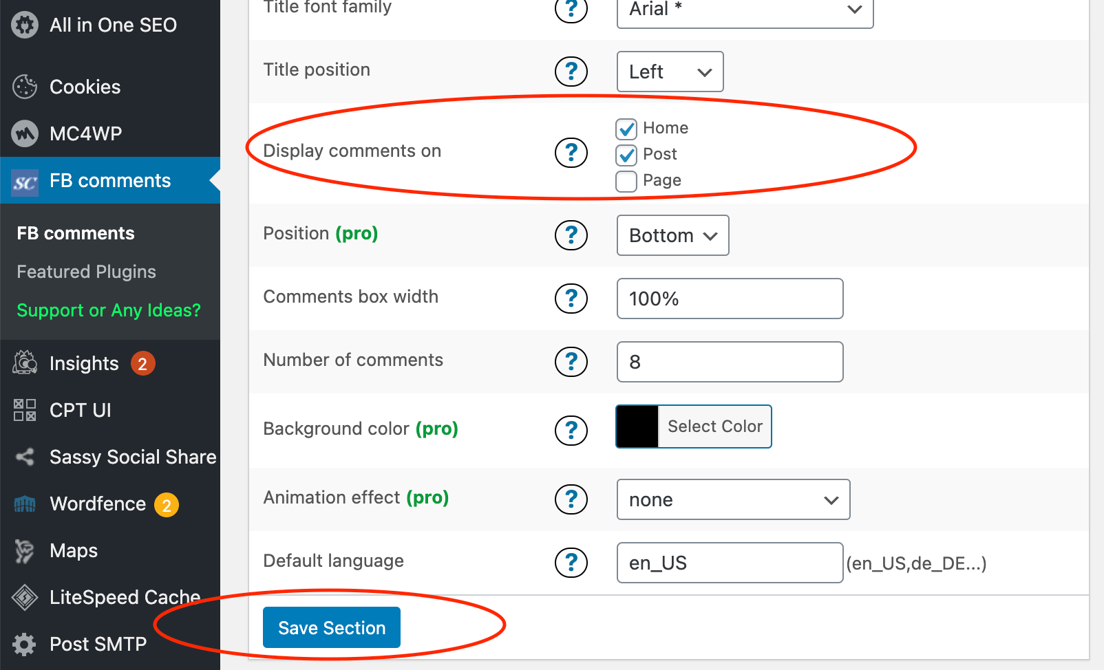 Disable Comments