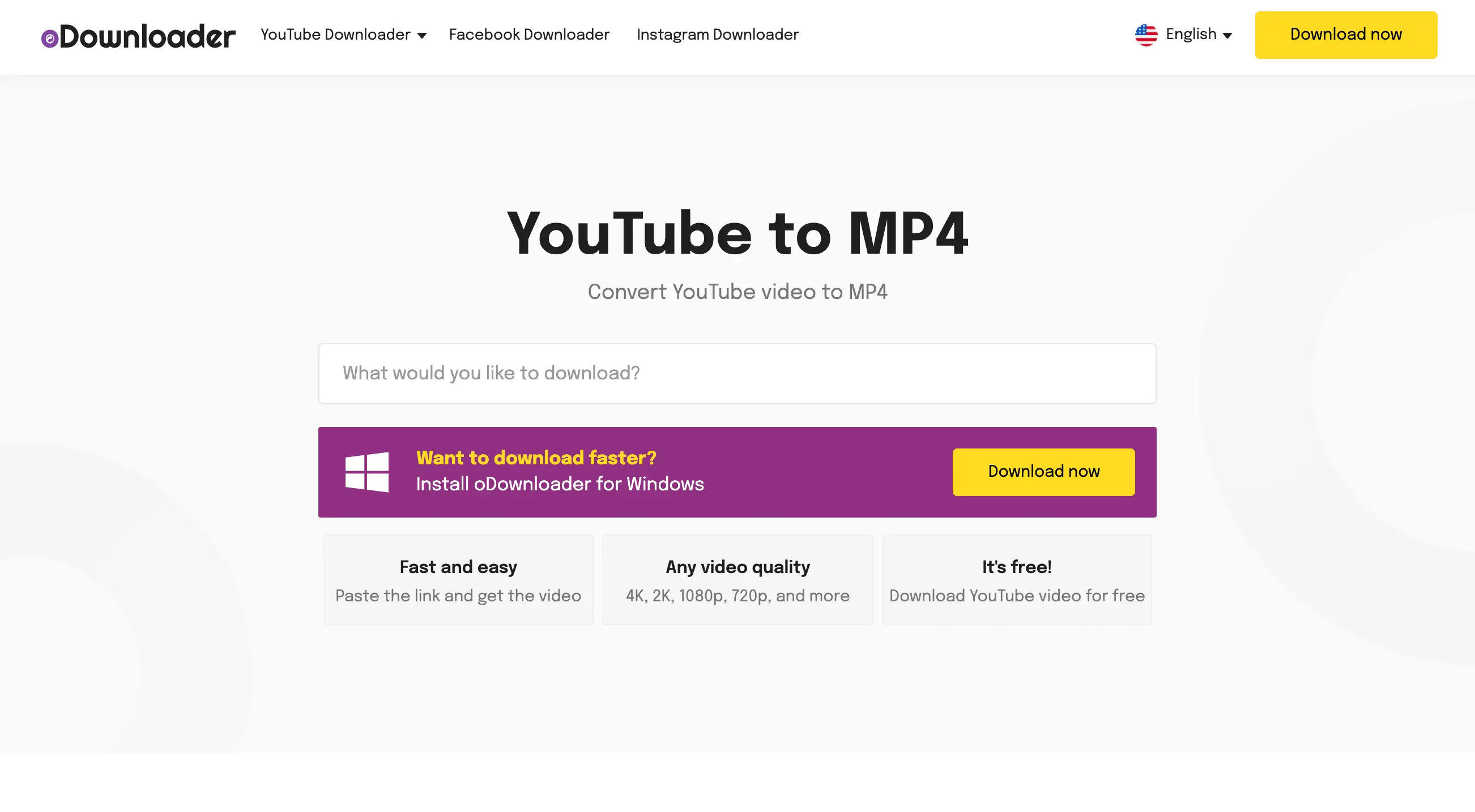 oDownloader 幫助你免費轉檔YouTube、FB 和 IG 影片 oDownloader