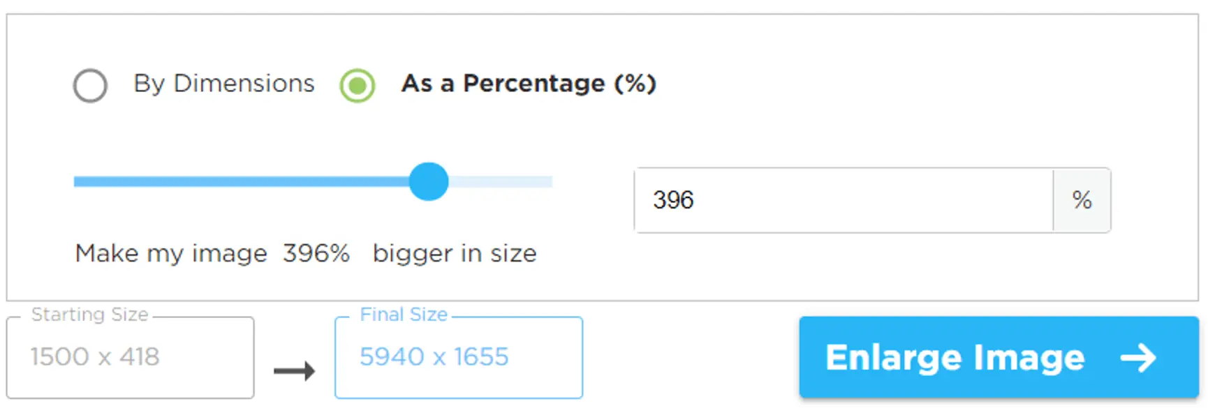 ImageResizer 圖片放大器，輸入目標尺寸或放大比例