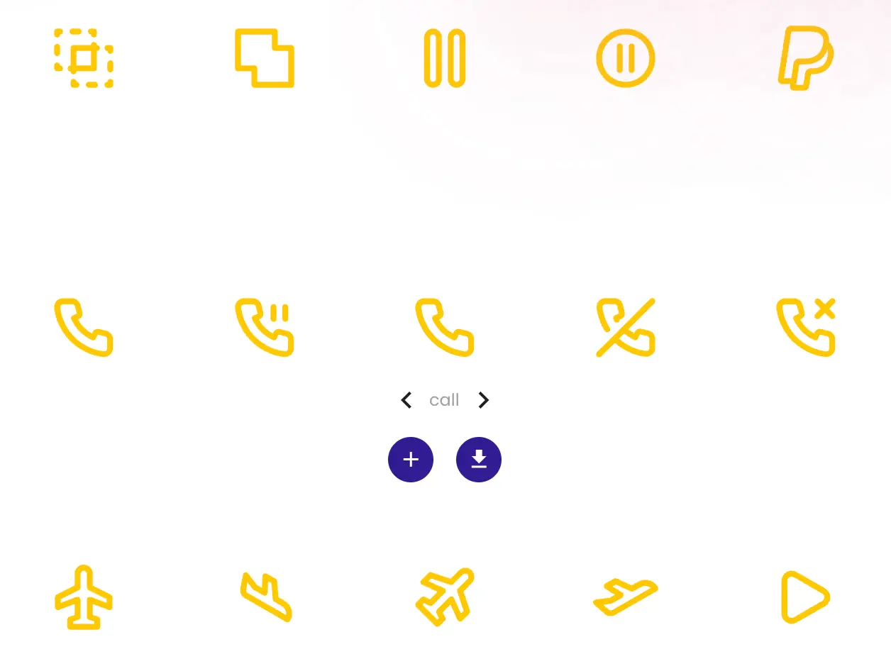 Free Icons 免費可商用 icon 下載:開源圖示集一次搜尋、改色再下載 4 游標移到圖示上顯示收藏、下載與相關標籤