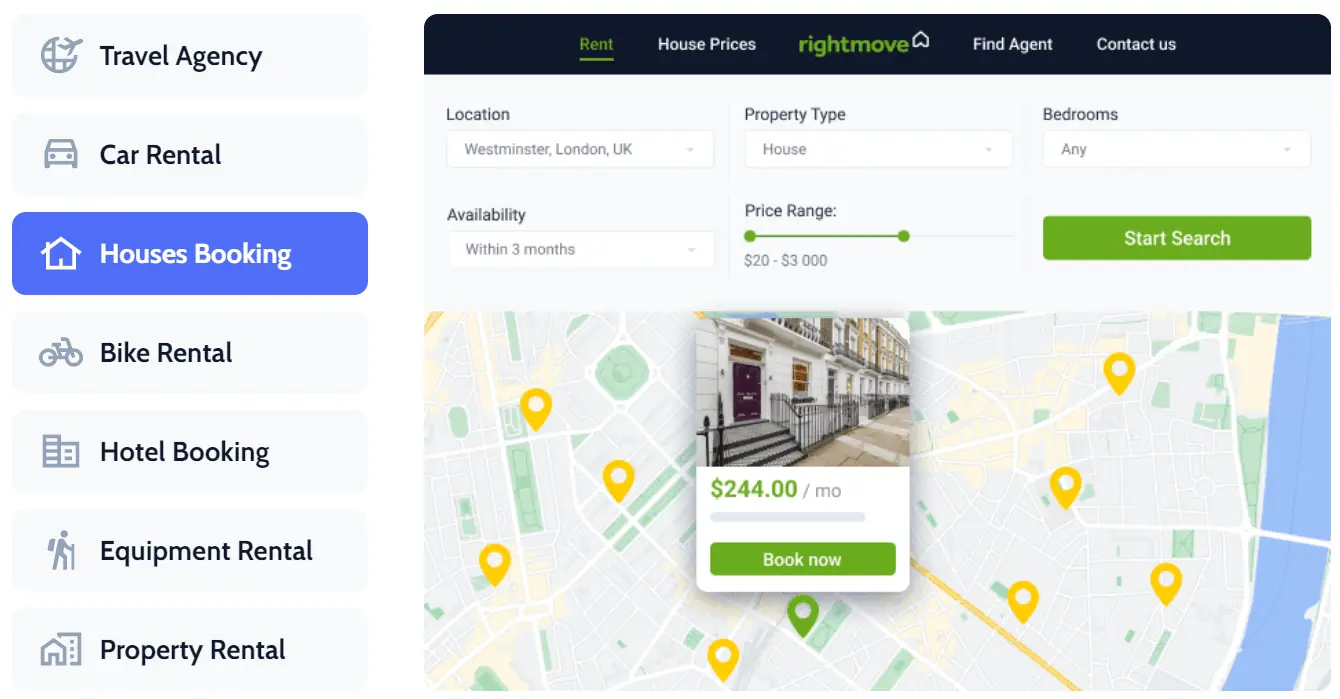 Crocoblock 外掛教學:JetEngine 等 Jet 外掛功能與價格方案 15 JetBooking 的日期選擇與訂房介面