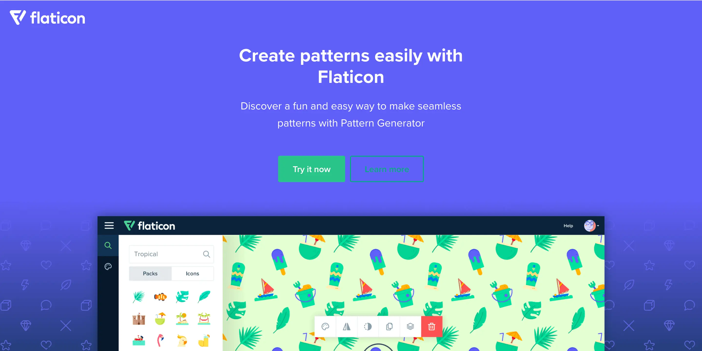 Icons Pattern 教學:用 Flaticon 免費圖示製作無接縫背景圖 1 Icons Pattern是什麼?|鵠學苑