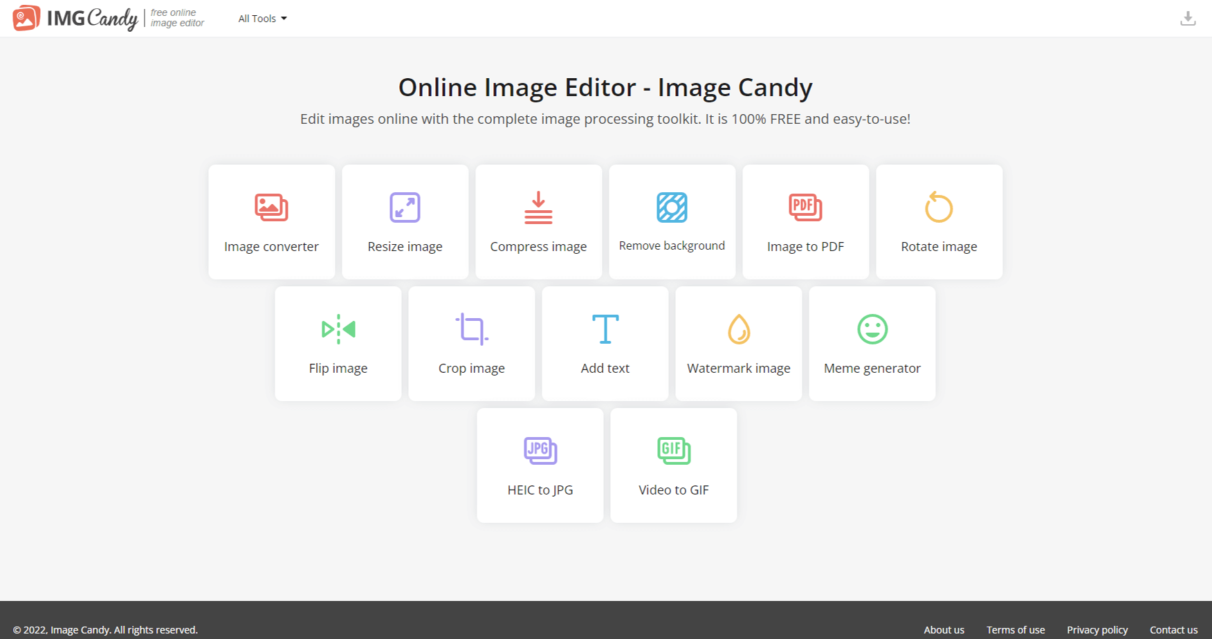 Image Candy 免費圖片整合編輯器，線上轉檔、壓縮、去背工具推薦！_鵠學苑