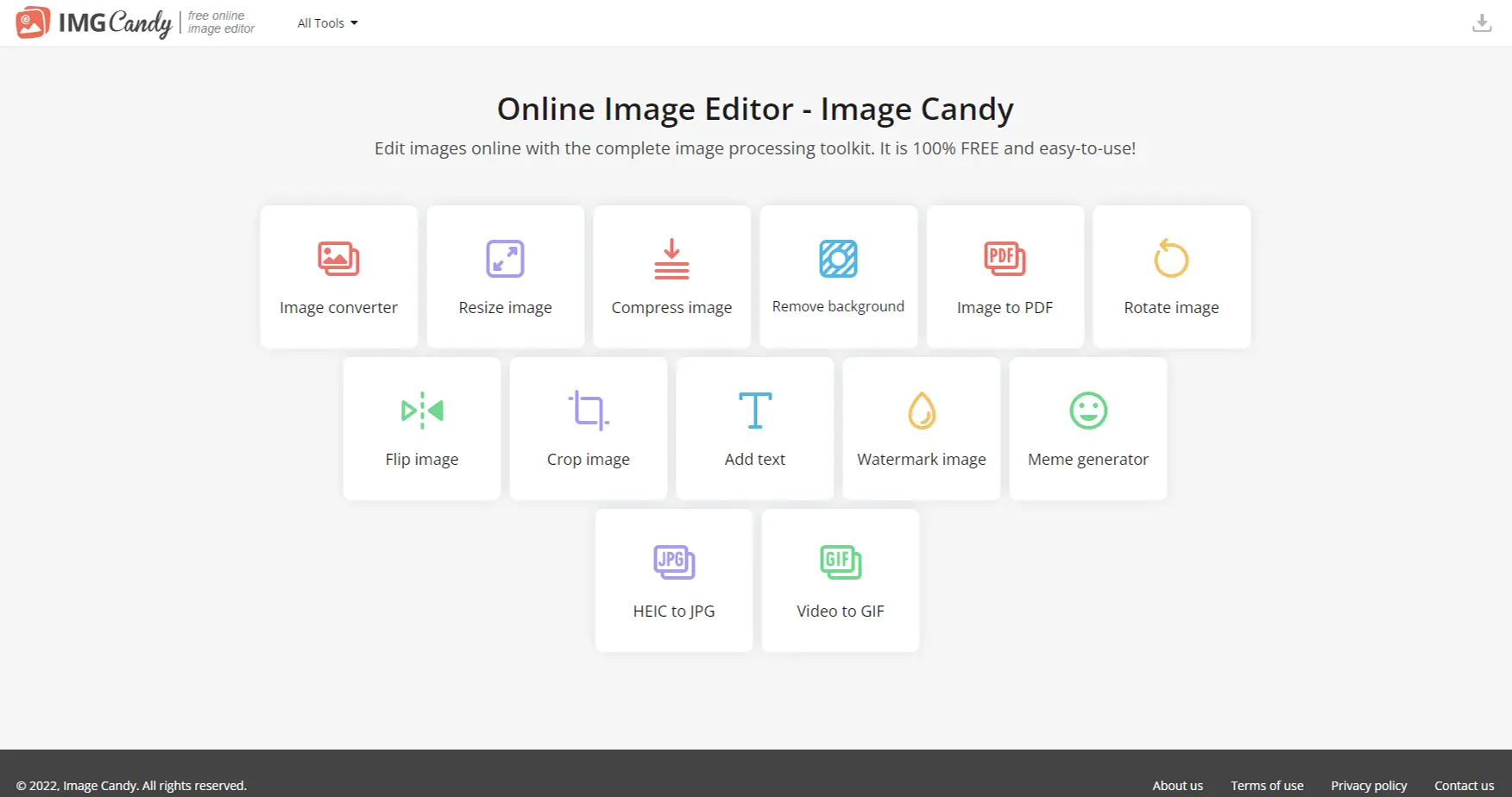 Image Candy 免費圖片整合編輯器，線上轉檔、壓縮、去背工具推薦！_鵠學苑