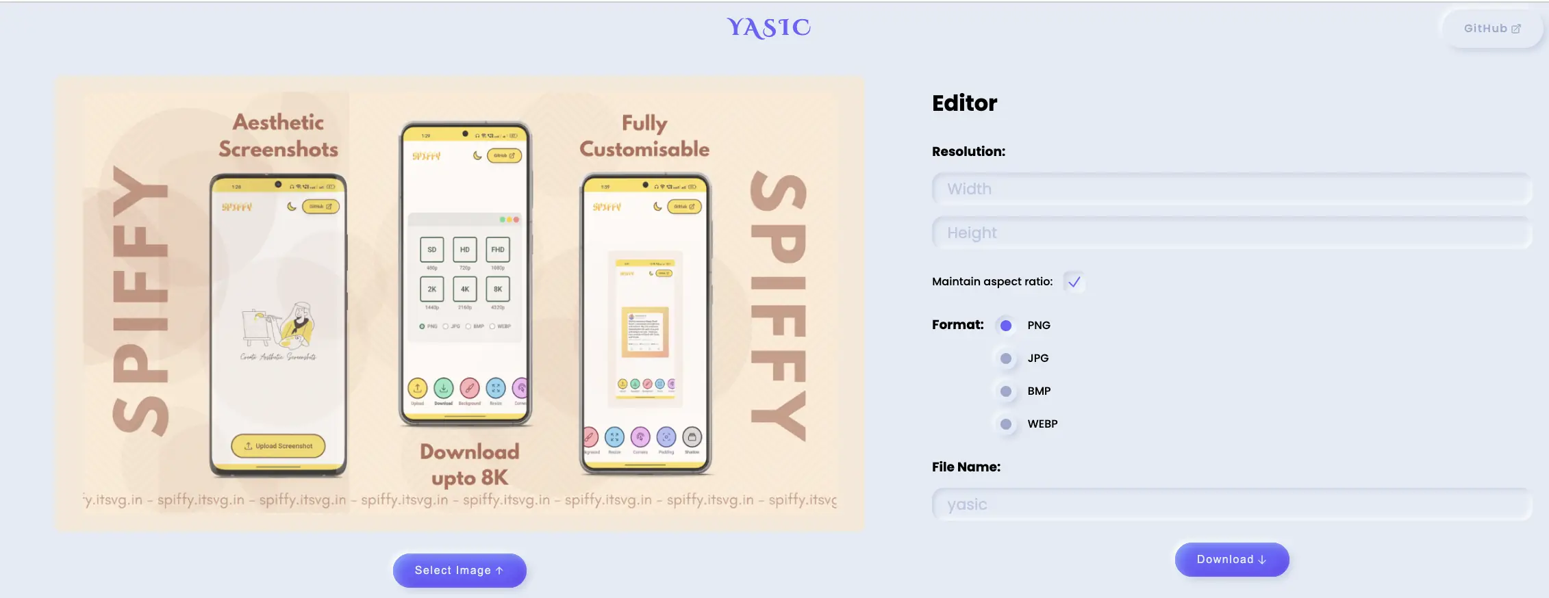 YASIC 線上圖片工具:調整尺寸、轉成 PNG/JPG/BMP/WebP 1 YASIC 簡易線上圖片編輯工具還能輕鬆轉檔 是什麼|架站資源|鵠學苑