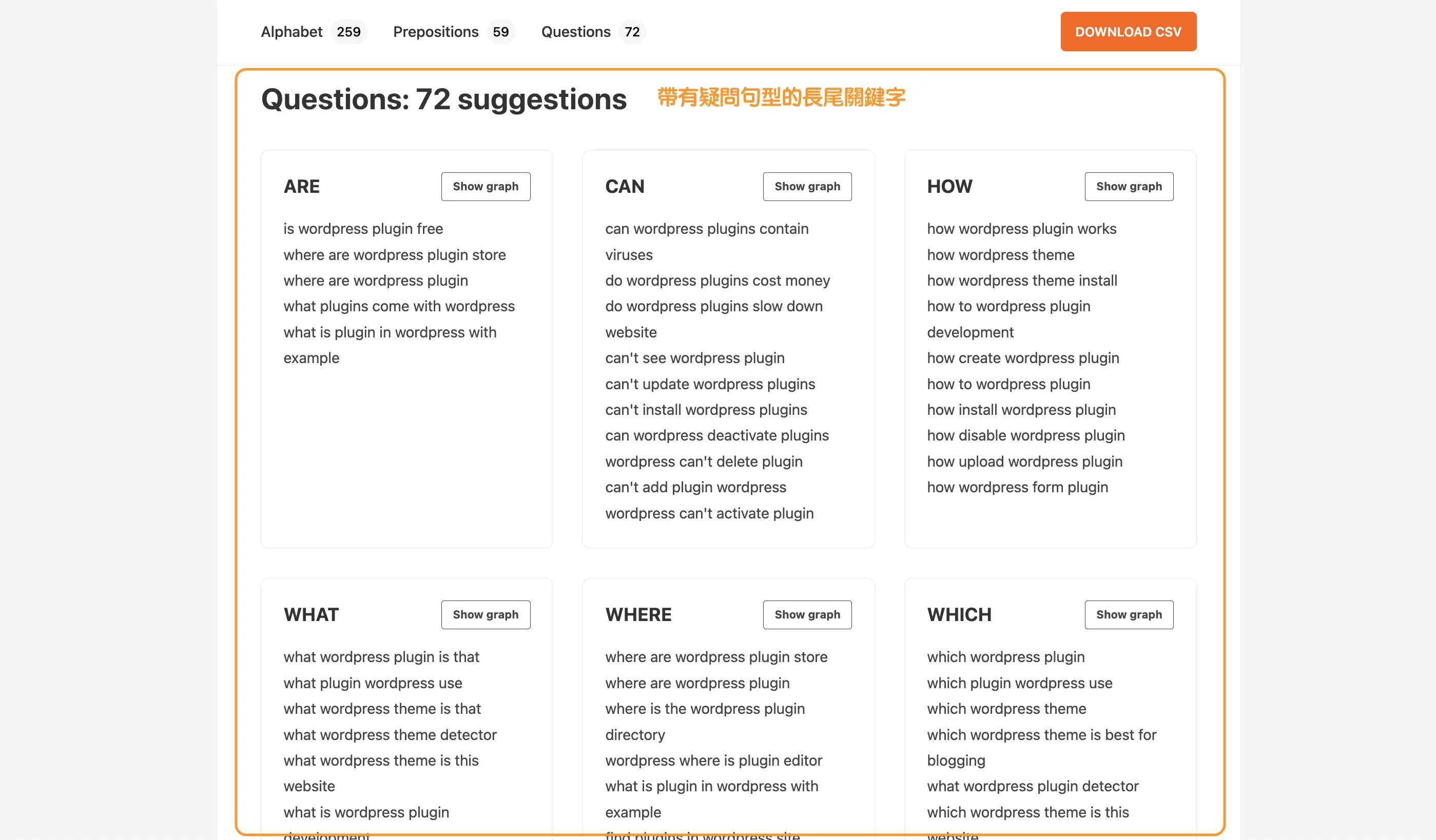 step3 wpbeginner - keyword generator tool｜鵠學苑03-3