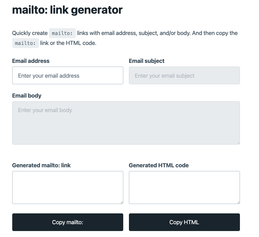 what is mailto link generator｜鵠學苑